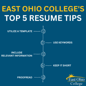 East Ohio College's Top 5 Resume Tips To Get Noticed